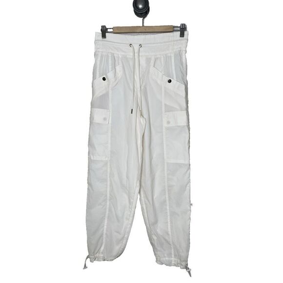 Athleta Alicia Keys Pants Size 6 Womens Parachute Nylon High Rise Utility Cargo - Picture 1 of 12